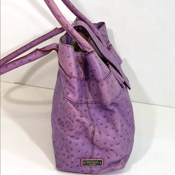 KATE SPADE Purple Shoulder Handbag Tote - Picture 3 of 9